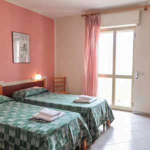 Lodging: Twin room